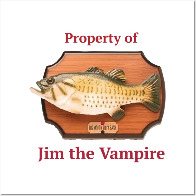 Jim the vampire and Billy Bass Wall Art by NickiPostsStuff